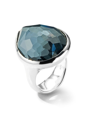 IPPOLITA sterling silver Rock Candy® Teardrop hematite cocktail ring
