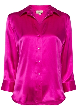 L'Agence Dani silk blouse - Pink