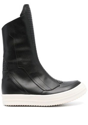 Rick Owens quilted leather boots - Black