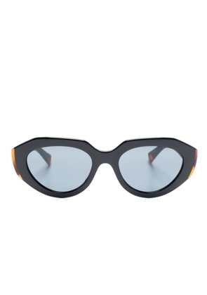 Missoni tortoiseshell-detail geometric-frame sunglasses - Black