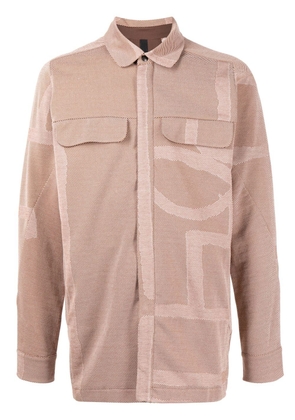 BYBORRE organic cotton shirt jacket - Brown