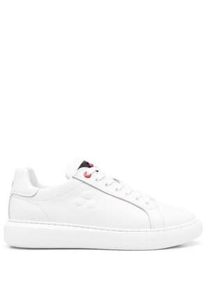 Peuterey debossed-logo low-top sneakers - White