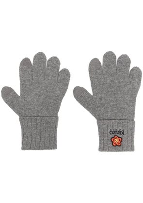 Kenzo Boke Flower wool gloves - Grey