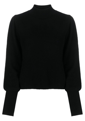 Allude bishop-sleeves cashmere jumper - Black