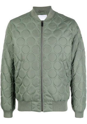 Ports V polka-dot pattern bomber jacket - Green