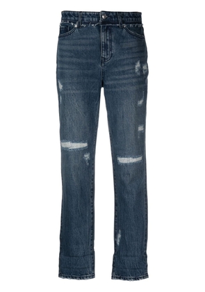 Armani Exchange J06 mid-rise cropped jeans - Blue