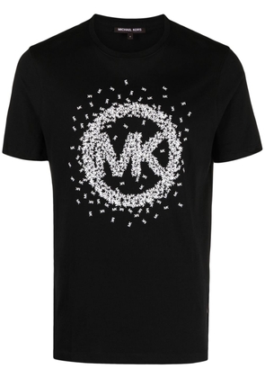 Michael Kors Scattered logo-print cotton T-shirt - Black