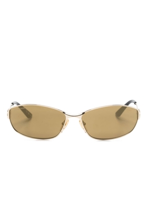 Balenciaga Eyewear Mercury Oval-frame sunglasses - Gold