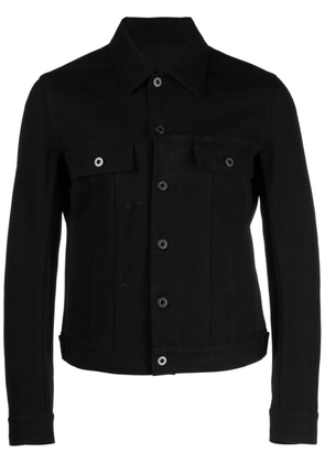Rick Owens Trucker cotton shirt jacket - Black