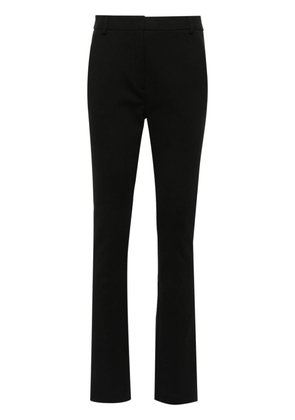 Sportmax slim-fit cotton trousers - Black