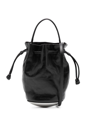 Alexander Wang mini Dome leather bucket bag - Black