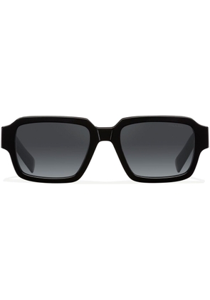 Prada Eyewear logo-detail rectangle-frame sunglasses - Black