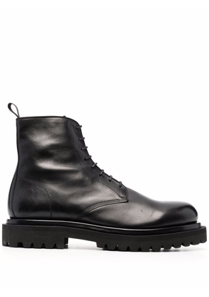 Officine Creative eventual polished leather boots - Black