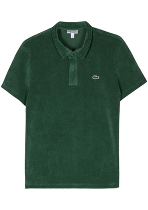 Lacoste logo-patch polo shirt - Green