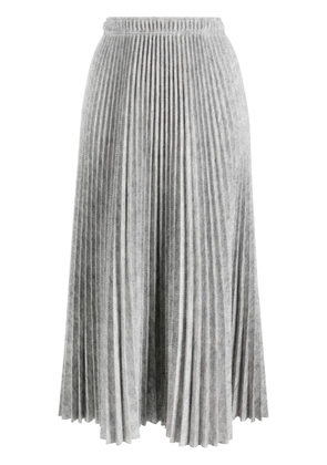 Ermanno Scervino high-waist pleated skirt - Grey