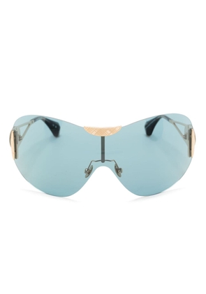 Vivienne Westwood Tina rimless oversize-frame sunglasses - Gold