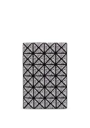 Bao Bao Issey Miyake geometric-pattern cotton card case - Black