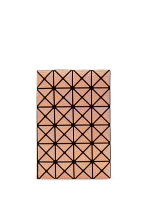 Bao Bao Issey Miyake geometric-pattern cotton card case - Orange