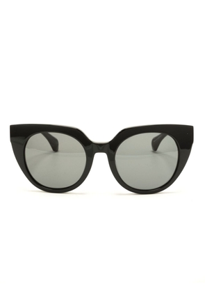 Vivienne Westwood logo-detail cat-eye sunglasses - Black