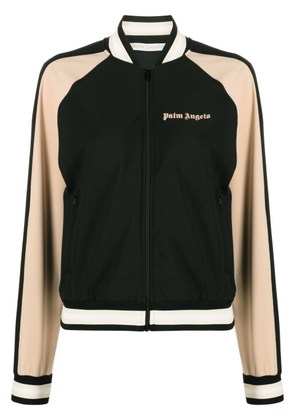 Palm Angels logo-print track jacket - Black