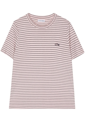 Lacoste embroidered-logo t-shirt - Pink