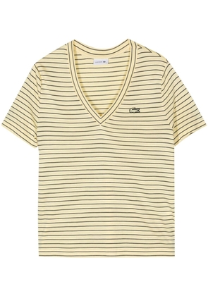 Lacoste embroidered-logo t-shirt - Yellow