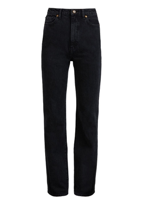 KHAITE Danielle high-waist bootcut jeans - Black