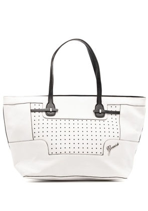 GUESS USA micro-dot shopper tote bag - White