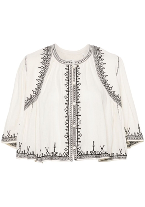 ISABEL MARANT Perkins cotton blouse - Neutrals