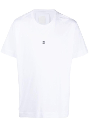 Givenchy 4G embroidered short-sleeve T-shirt - White