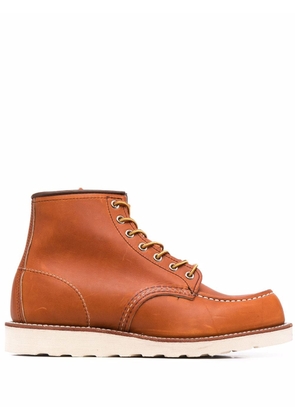Red Wing Shoes lace-up leather boots - Brown