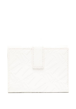Versace multi-card leather wallet - White