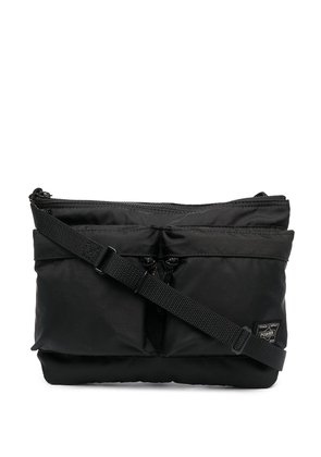 Porter-Yoshida & Co. double patch-pocket shoulder bag - Black