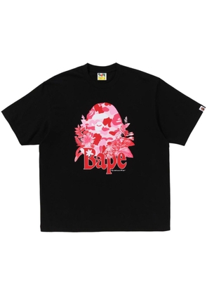 A BATHING APE® graphic-print cotton T-shirt - Black