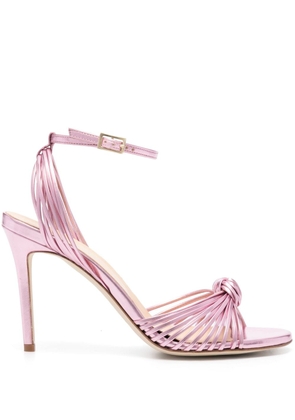 Semicouture 95mm knot detail sandals - Pink