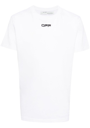 Off-White Airport Tape crew-neck cotton T-shirt