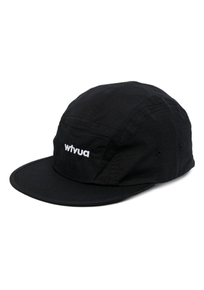 WTAPS logo-embroidered flat-peak cap - Black