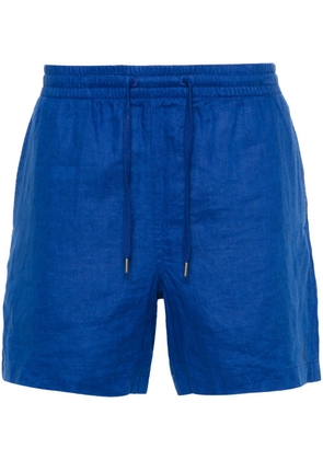 Polo Ralph Lauren Polo Pony-motif linen shorts - Blue
