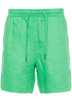 Polo Ralph Lauren Polo Pony-motif linen shorts - Green