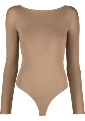 Wolford The Back-Cut-Out body - Brown