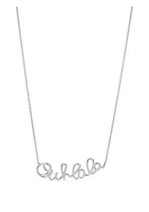 LILY GABRIELLA 18kt white gold Ouh Lala necklace - Silver