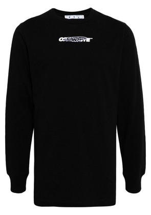Off-White logo-print cotton T-shirt - Black
