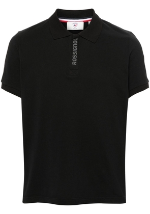 Rossignol logo-tape polo shirt - Black