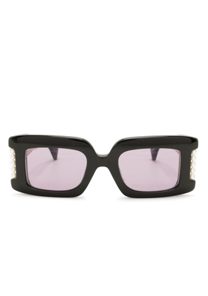 Vivienne Westwood Judy rectangle-frame sunglasses - Black