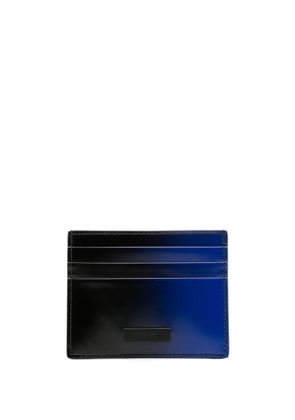 Ferragamo two-tone design leather cardholder - Blue