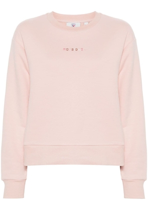 Rossignol logo-embroidered sweatshirt - Pink