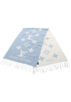 Louis Vuitton Pre-Owned 2020s Reykjavik cashmere scarf - Blue