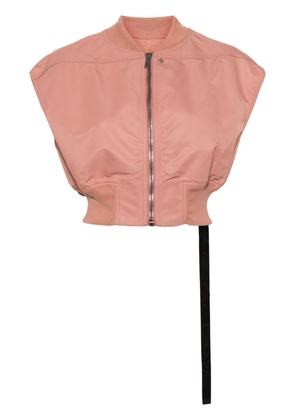 Rick Owens DRKSHDW Babel Tatlin sleeveless bomber jacket - Pink