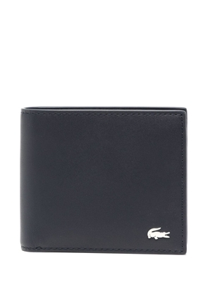 Lacoste logo-plaque leather wallet - Blue