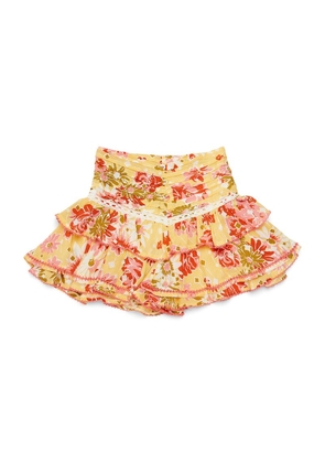 Poupette St Barth Kids Floral Mini Skirt (4-10 Years)